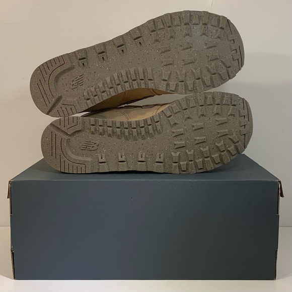 🦴 [BRAND NEW] NEW BALANCE 574 BONE WHITE MENS SHOES SIZE 9.5 SNEAKERS 🦴 - Picture 7 of 10